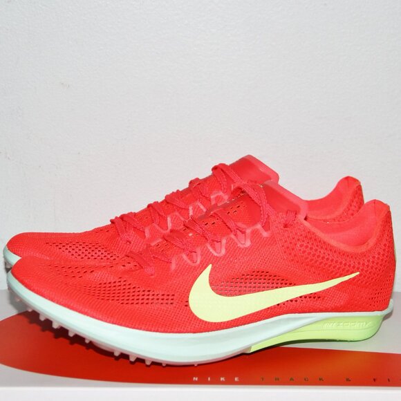Nike ZoomX Dragonfly 2 Track Spikes Mens 6.5 Womens 8 Crimson Lime - Picture 2 of 9